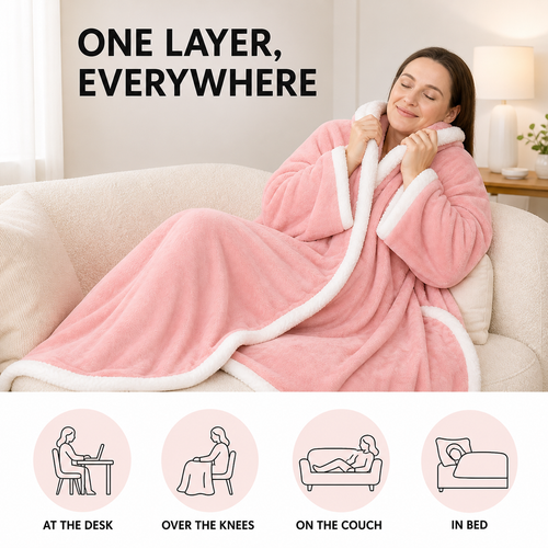 ComfyWarm Wearable Heated Blanket